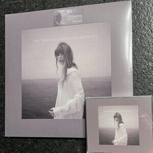 TAYLOR SWIFT Tortured Poets Dept Vinyl+CD Set LTD ED.- OOP Albatross SEALED MINT